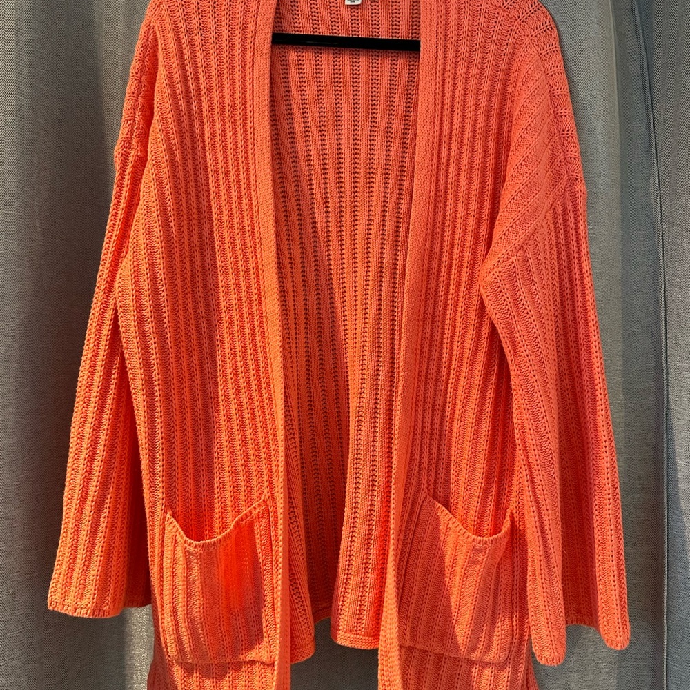 American Eagle ribbed open front cardigan